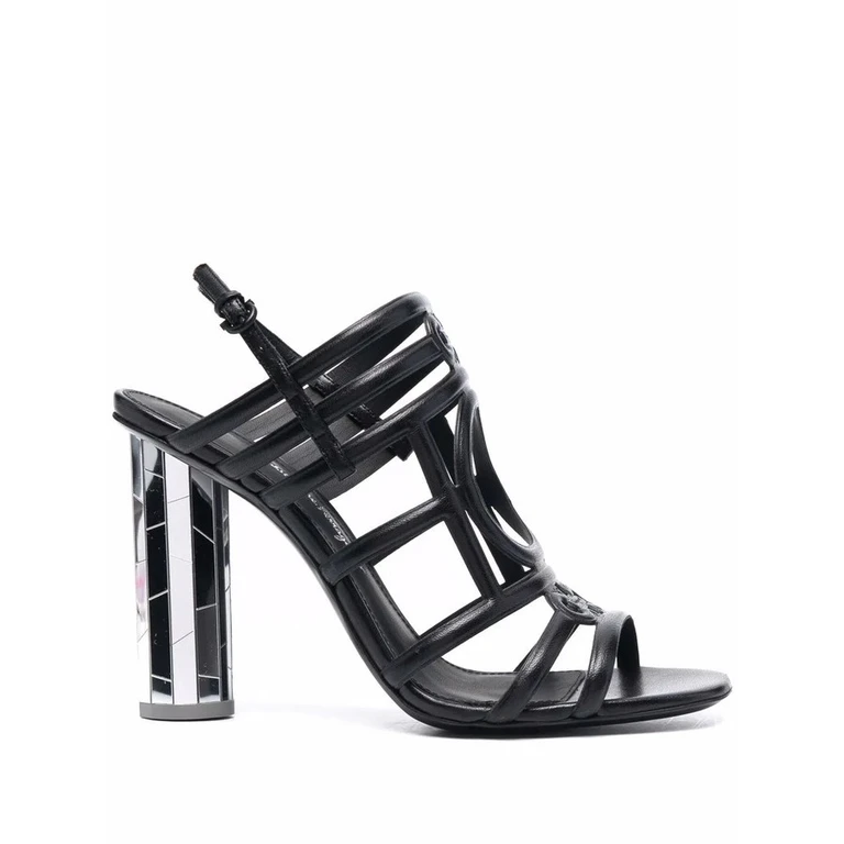 Ferragamo Florenza Mirrored-Heel Sandals