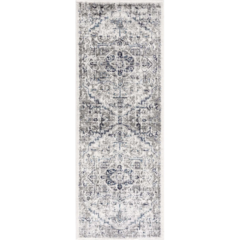 Buenaventura Cream & Navy Area Rug - Clearance