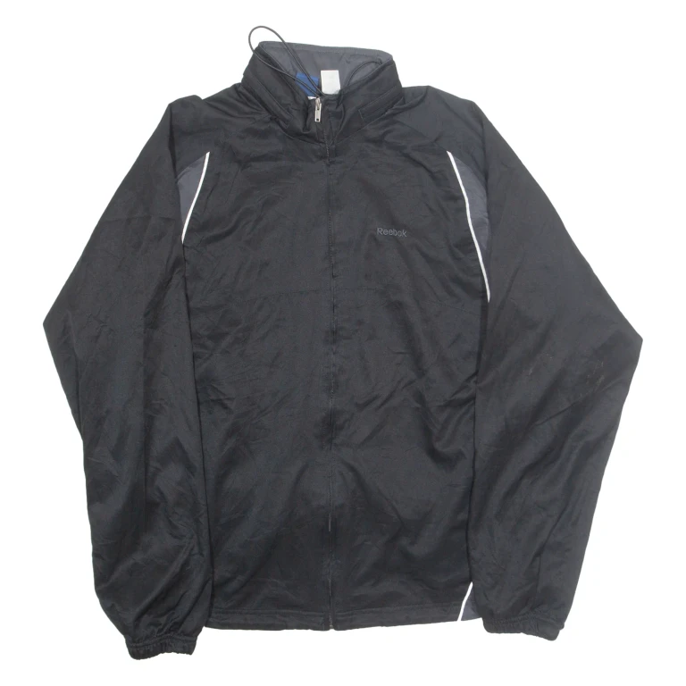 REEBOK Mens Rain Jacket Black L