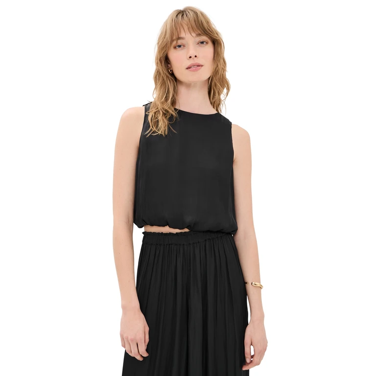 La Ligne Fleur Top Black M