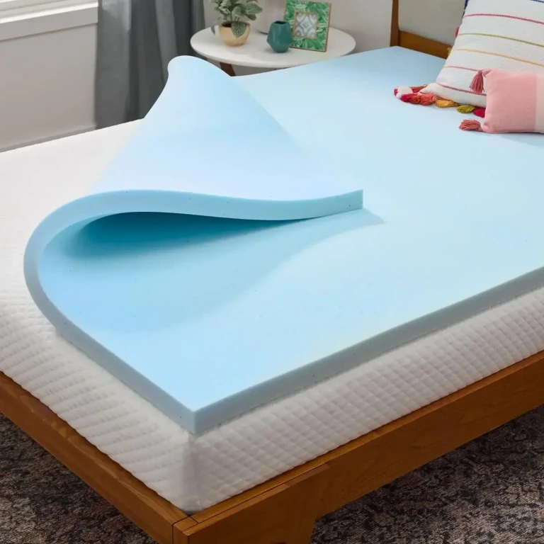 Gel Infused Memory Foam Mattress Topper - Cooling Full Mattress Pad