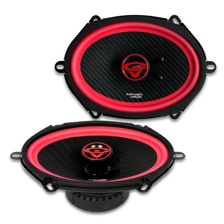 V68 2025 Edition 6" x 8" 2-Way Coaxial Full-Range Car Speakers (Pair)