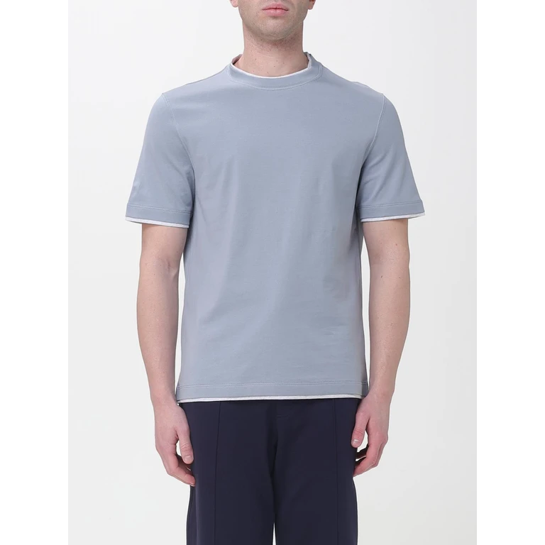 T-Shirt Men color Gnawed Blue (M0B137427COG70)
