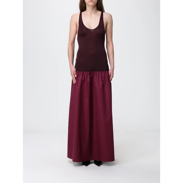 A-Line Viscose Maxi Dress with Thin Straps (ILIYAMDFS21850711)