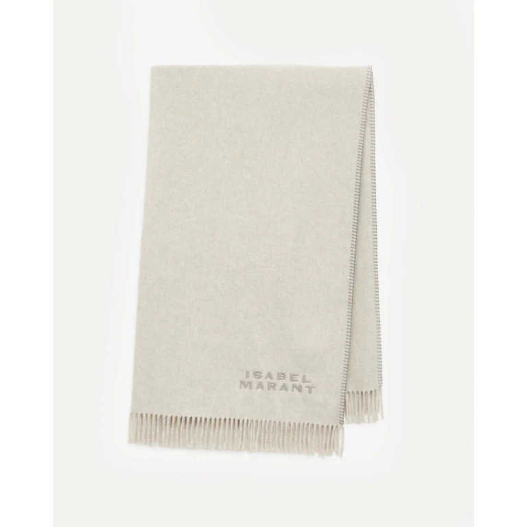 Echarpe Carmel - Femme - Gris Clair - Isabel Marant