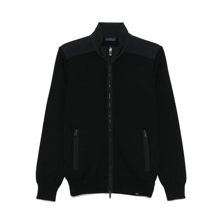 Wool Zip-up Cardigan