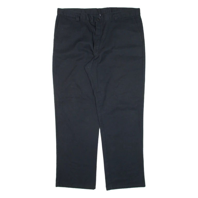 DICKIES Workwear Mens Trousers Black Regular Straight W40 L31