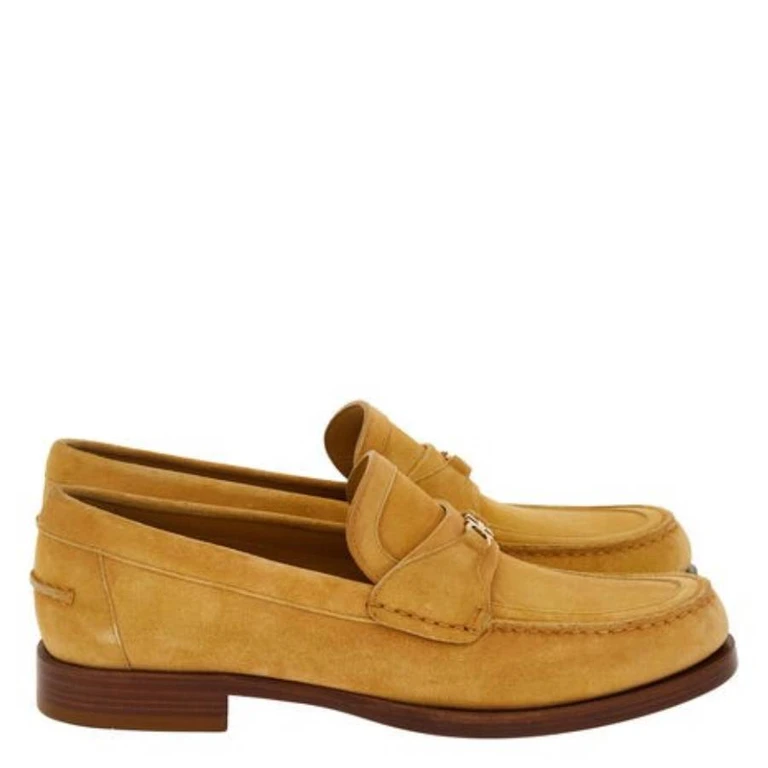 Duke Ornament Suede Loafers, Size 9 EE (022184 768171)