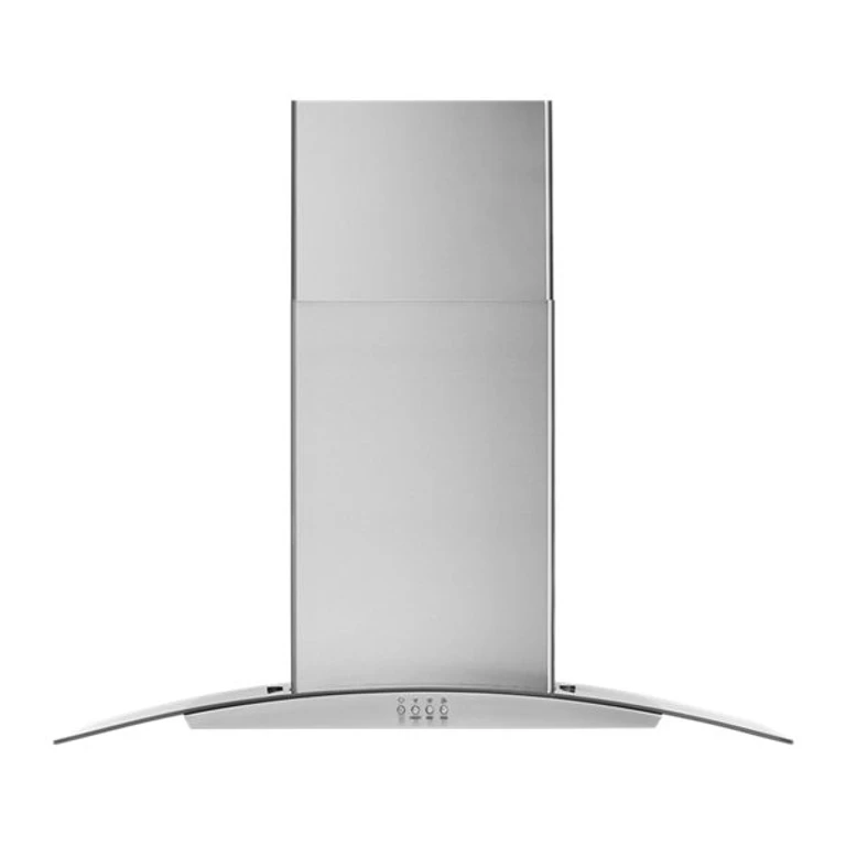 Curved Glass Wall Mount Range Hood in Stainless Steel 36" WVW51UC6LS