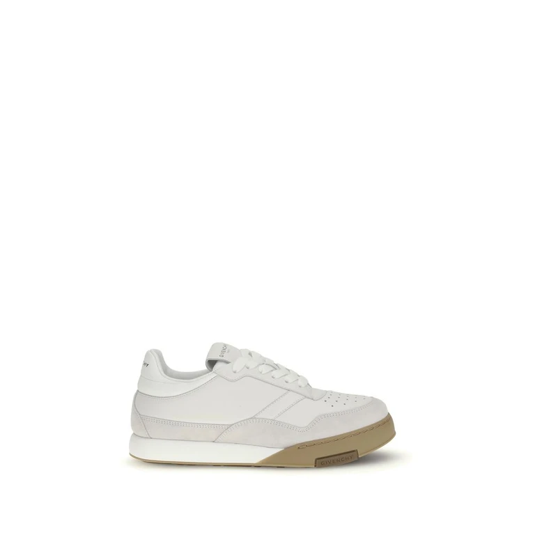 White Calf Leather Bos Taurus Chunky Sneakers - Men