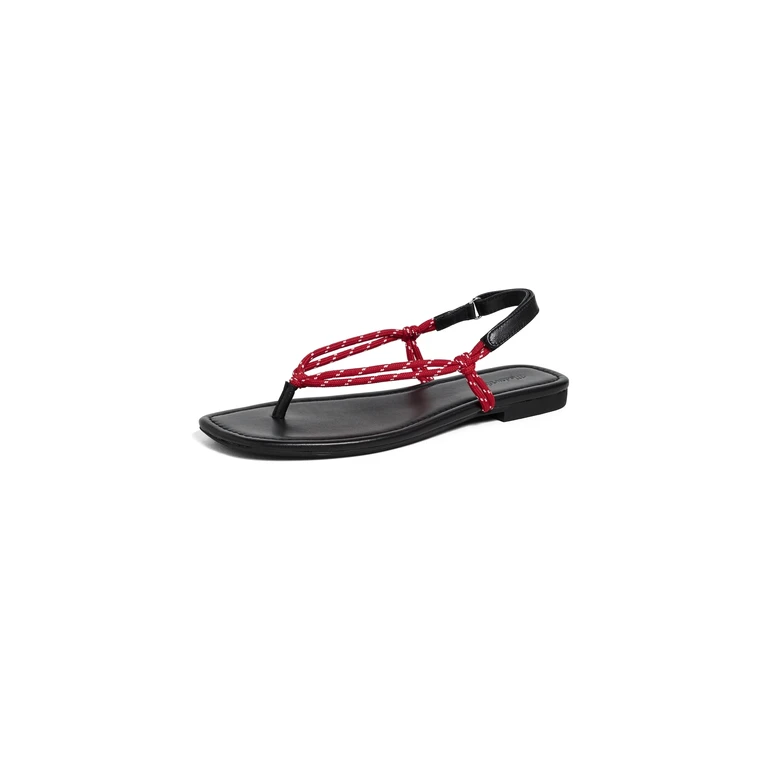 Madewell Aliyah Paracord Sandals Dark Carob 8.5