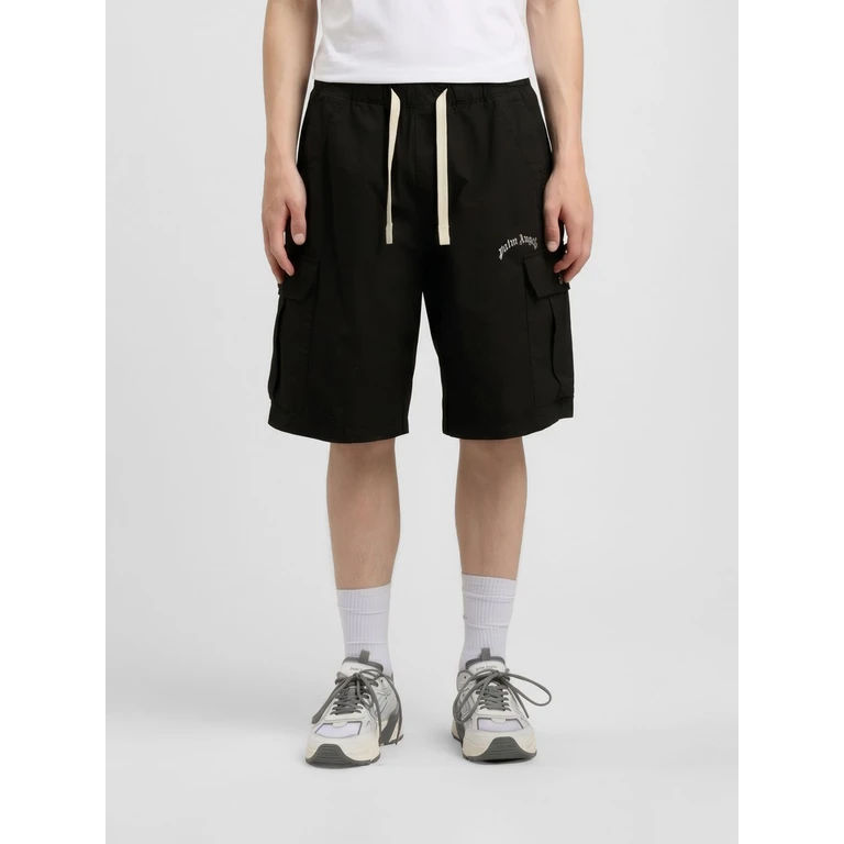 Shorts Men color Black (PMCS012S26FAB0021003)
