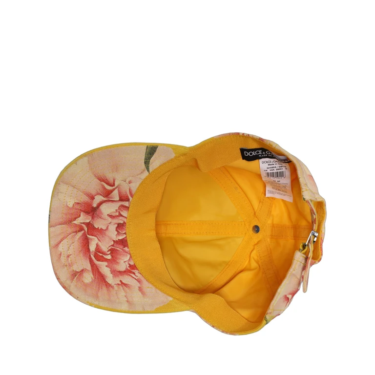 Dolce & Gabbana Men Multicolor Cotton Floral Baseball Capello Hat - Men