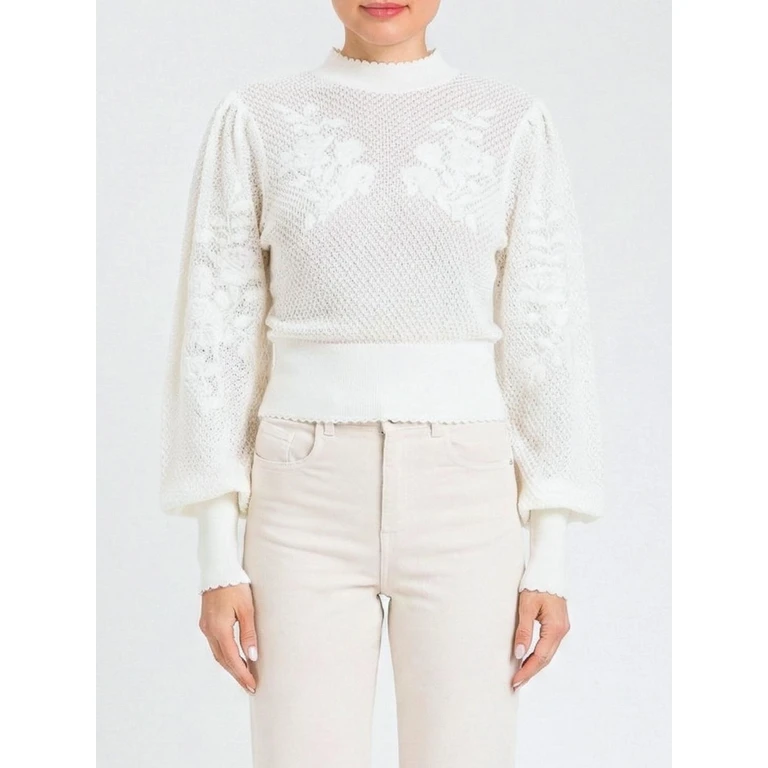 Sweater Woman color Pearl (261TP331100059)