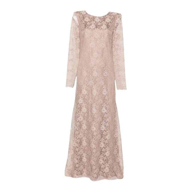 D. Exterior Robe Au Genou - Rose (628136MOCH)