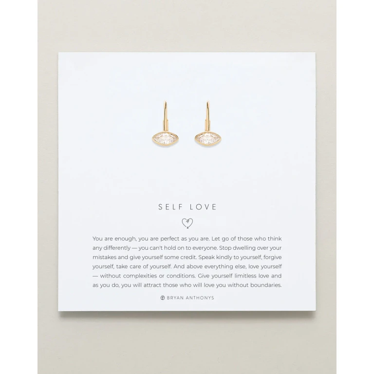 Self Love Marquise Drop Earrings
