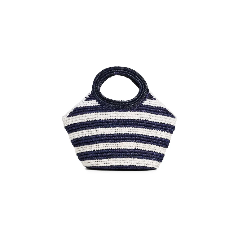 BTB Los Angeles Knot Tote Navy / White One Size