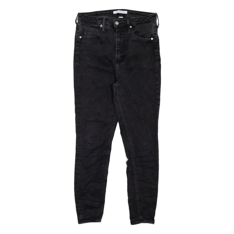 CALVIN KLEIN JEANS High Rise Womens Jeans Blue Slim Skinny W28 L27