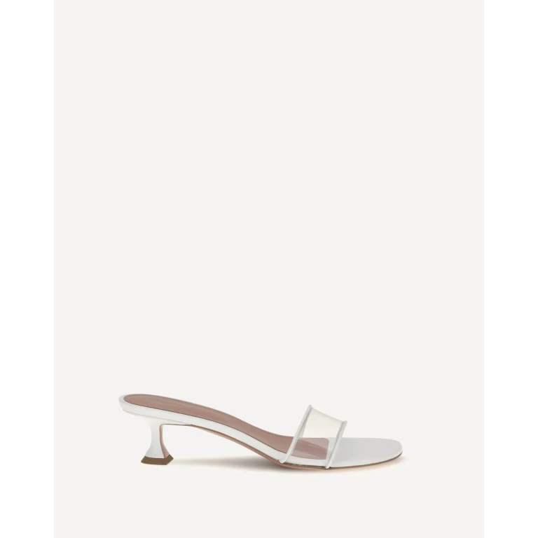 AMINA MUADDI Andreea Glass Mule Sandals Female 38