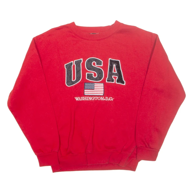 DC Washington Dc Mens Sweatshirt Red USA M