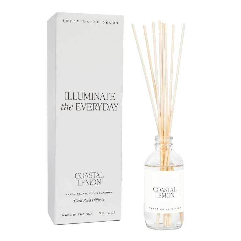 Coastal Lemon Clear Reed Diffuser