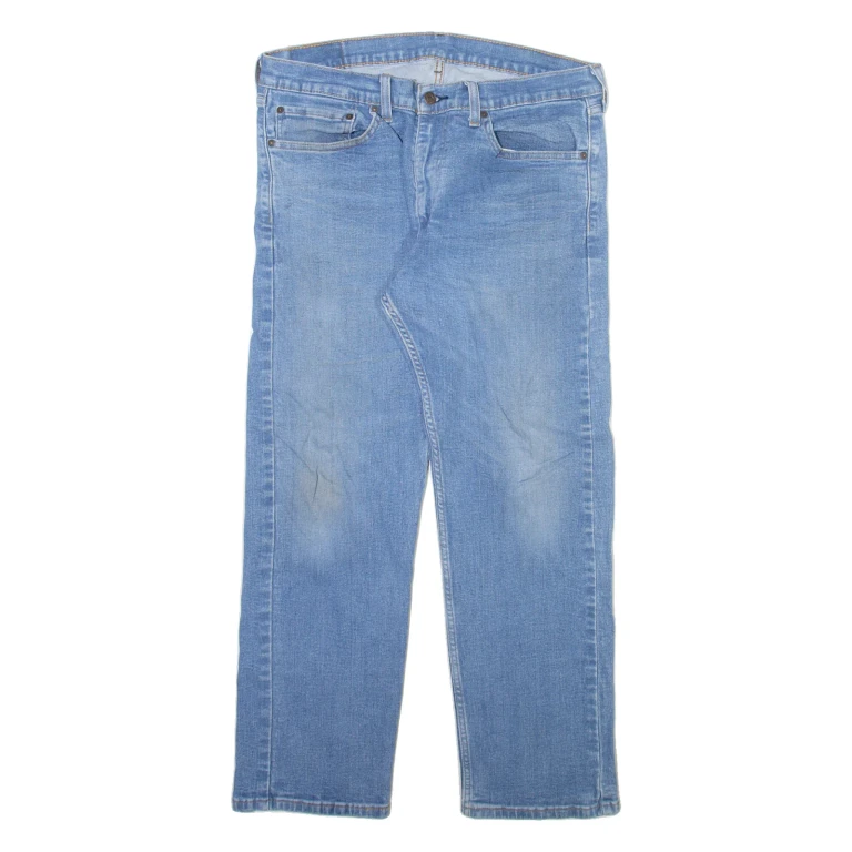 LEVI'S 505 Jeans Mens Blue Regular Straight W36 L30