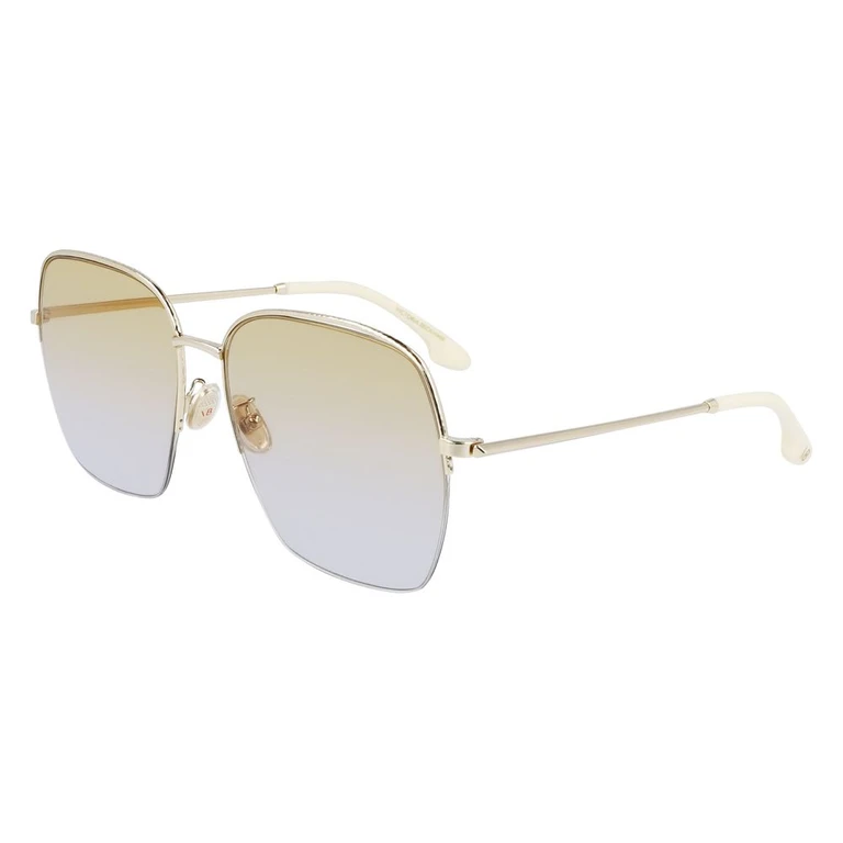 Victoria Beckham Gold Metal Sunglasses - Women