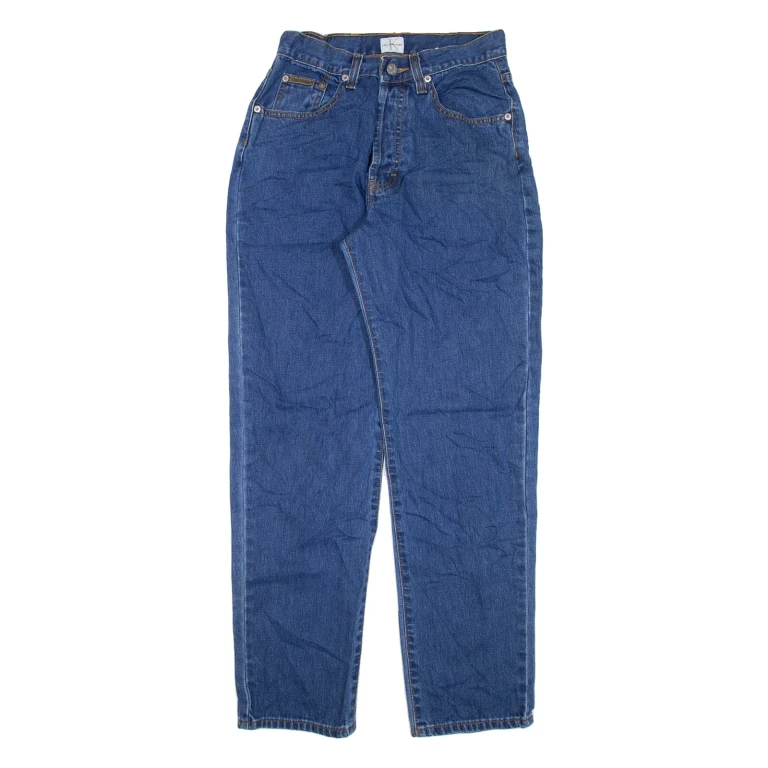 CALVIN KLEIN JEANS Womens Jeans Blue Regular Tapered W26 L29