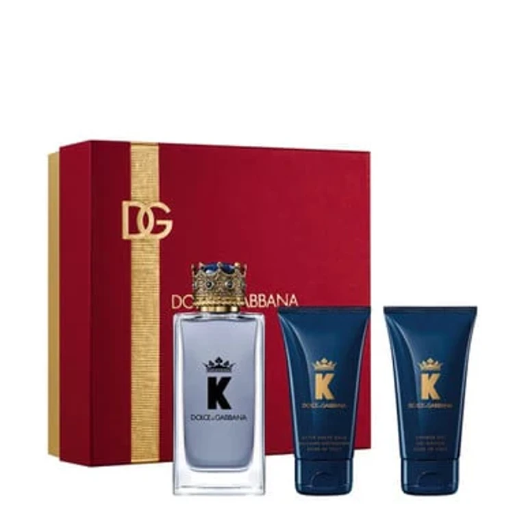 "k" 3 Pcs Set for Men: 3.3 Eau De Toilette Spray + 1.7 After Shave Balm + 1.7 Shower Gel