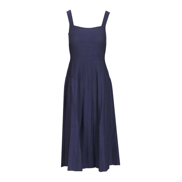 Staud Robe Au Genou - Bleu (45420126NVY)