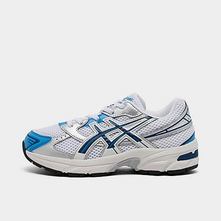 Little Kids ASICS Gel-1130 Casual Shoes in White/Twilight Blue Size: 1.0