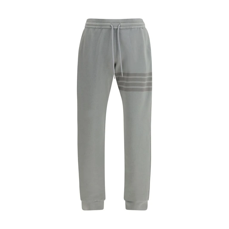 Thom Browne Gray Cotton Joggers (workout Pants) - Men