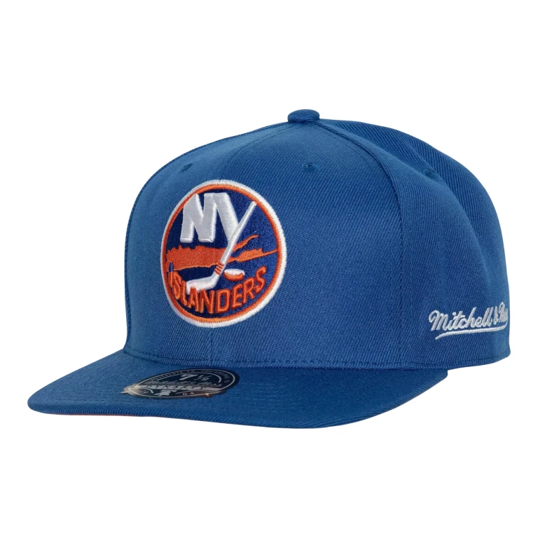 NHL New York Islanders Vintage Men Fitted Hat Blue