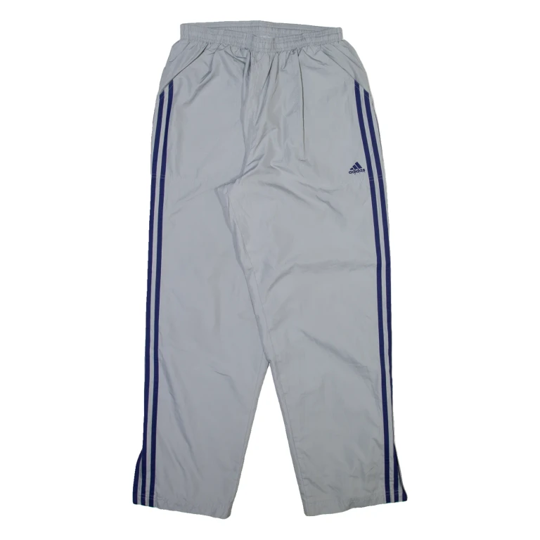 ADIDAS Mens Track Pants Grey Tapered M W27 L29