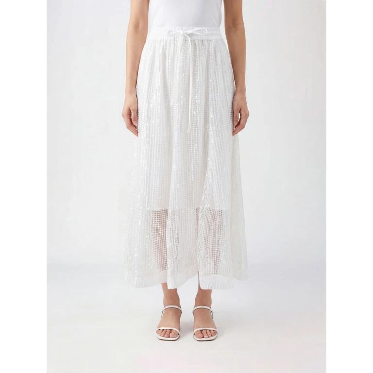 Skirt Woman color White (M6PDD1791)