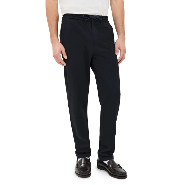 Como Tapered Drawstring Pants 32 Navy 29