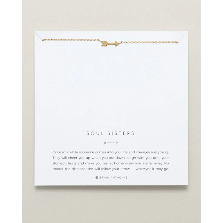 Soul Sisters Icon Arrow Necklace