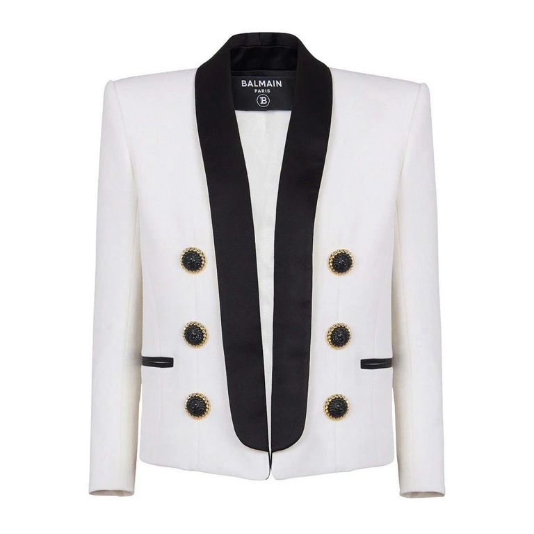 Balmain Veste Casual - Blanc (DF1SI532ME54GAB)