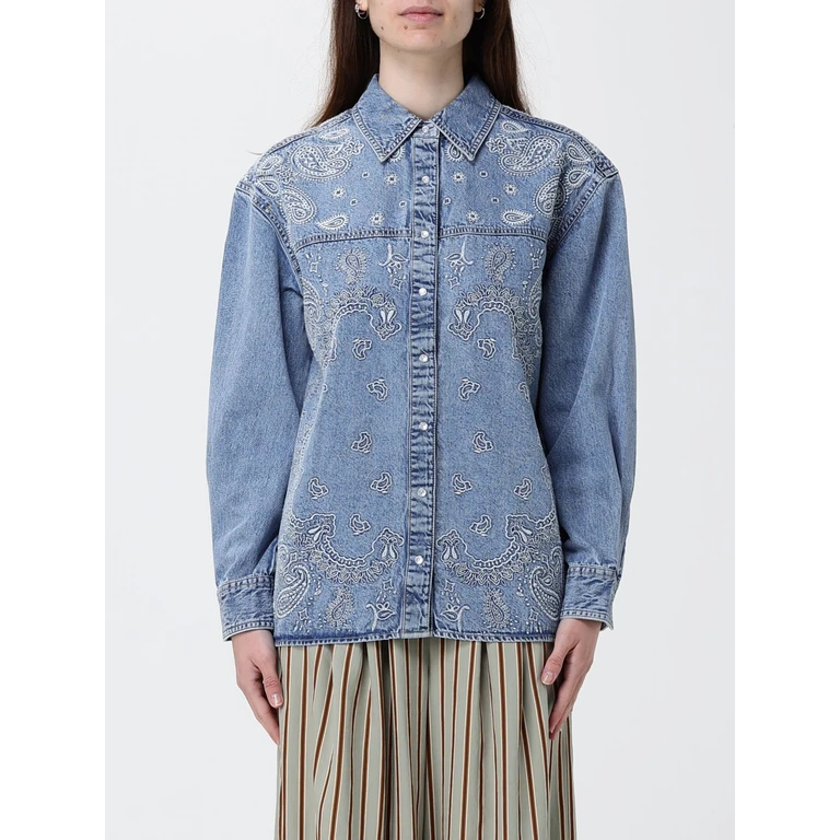 LIU JO Shirt Woman color Denim (UA6145D031379016)