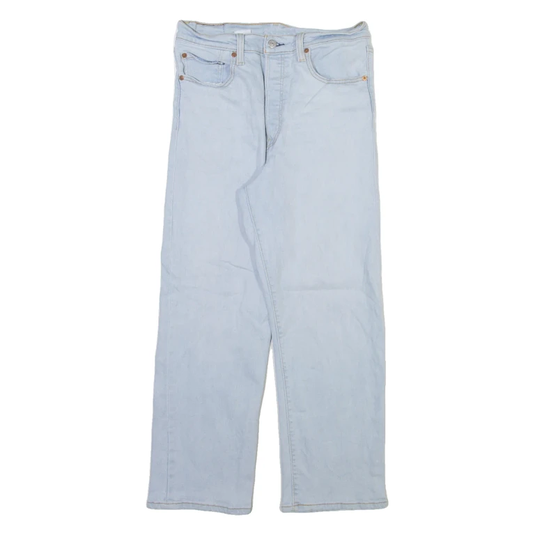 LEVI'S Womens Jeans Blue Regular Straight W30 L27