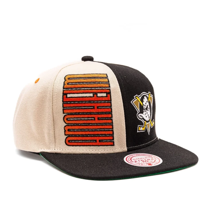 Men's NHL Pop Panel Snapback Ducks Snapback Caps