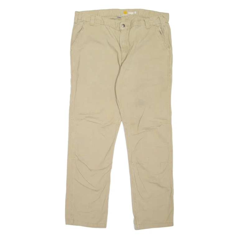 CARHARTT Workwear Mens Trousers Beige Regular Straight W40 L32
