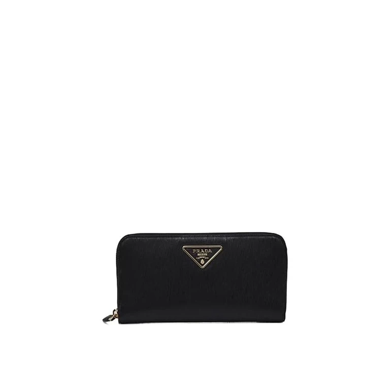 Prada Black Calfskin Wallet - Women