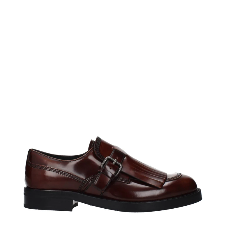 Church'S Brown Leather Oxfords And Derbies Shoe - Women