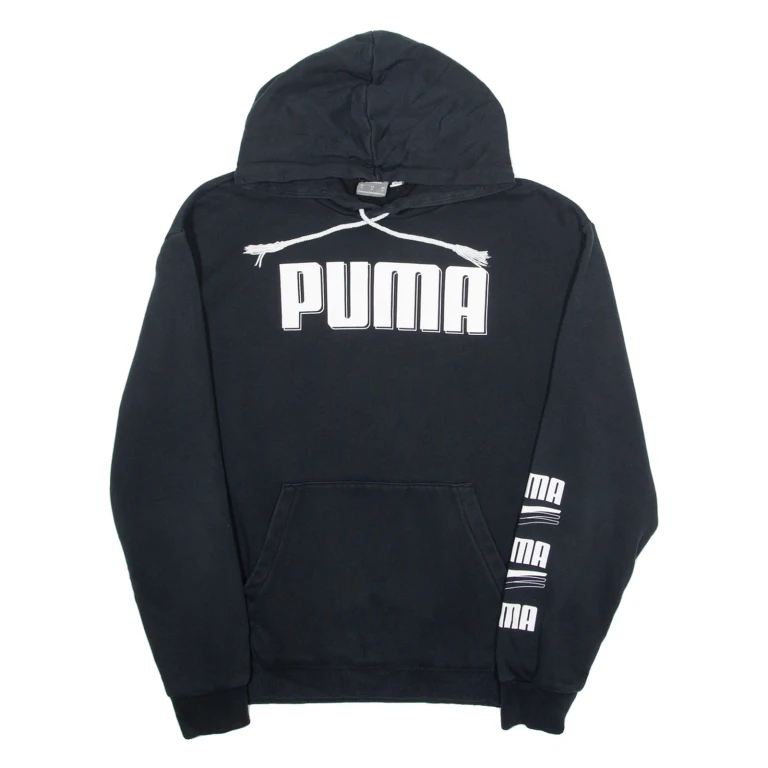 PUMA Mens Black Hoodie M