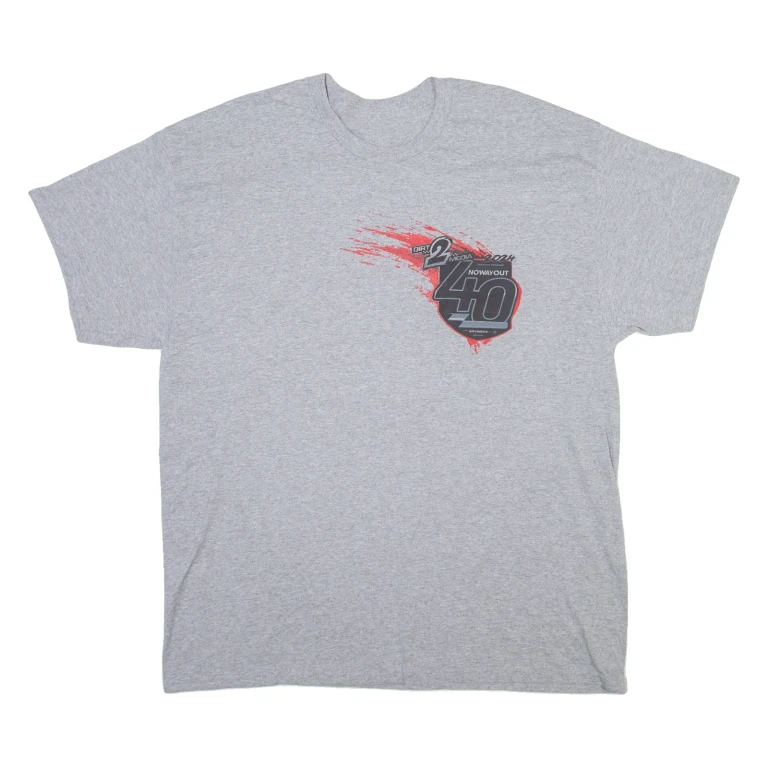Racing Mens T-Shirt Grey L