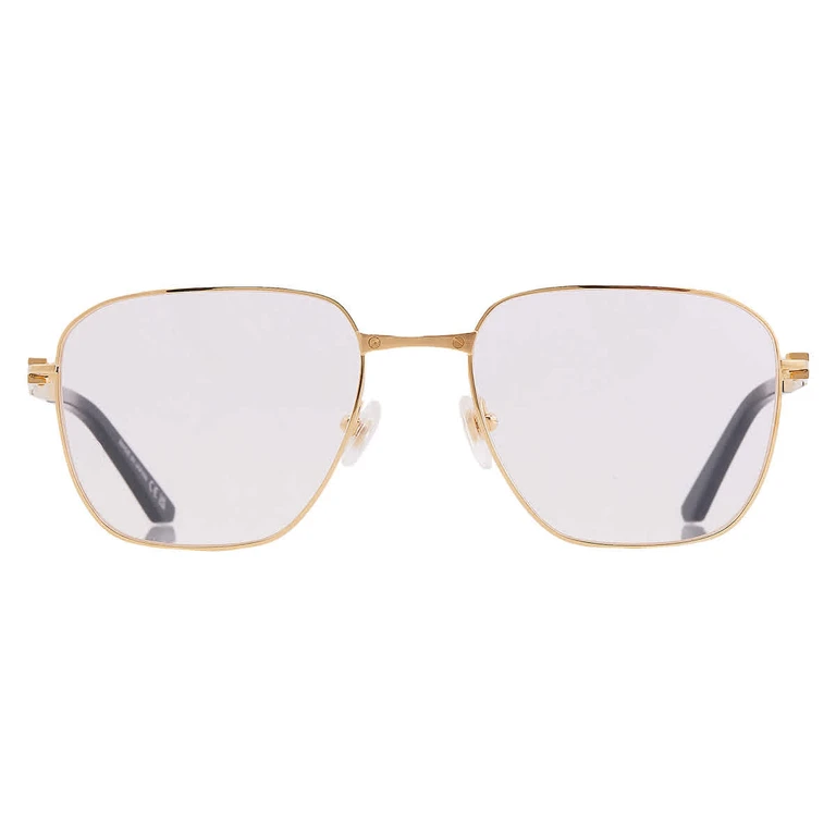 Cartier Santos de Cartier Demo Square Mens Eyeglasses CT0553O 005 56