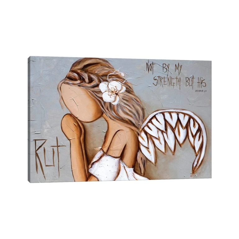 Not By My Strength by Ruth's Angels - Canvas Gallery Wrap