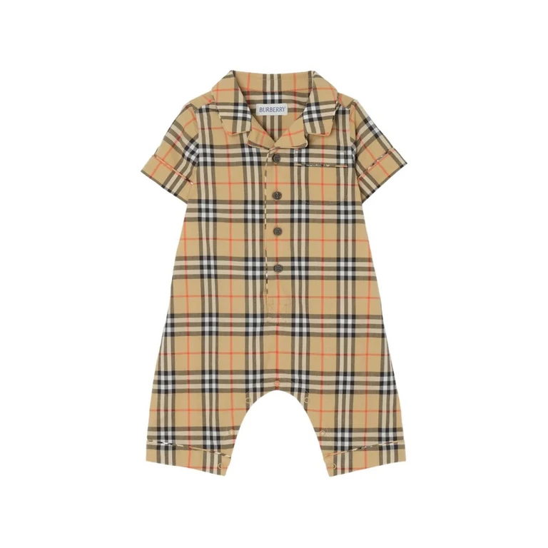 BURBERRY KIDS Body Cotone "Andreas" Pip Chk