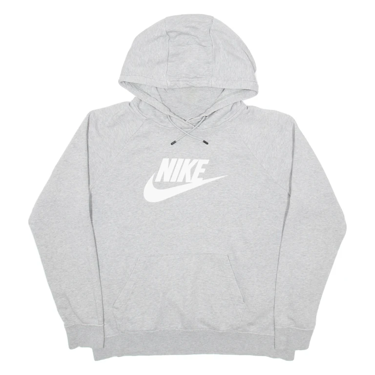 NIKE Mens Grey Hoodie L